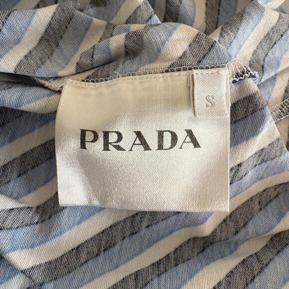 Prada Diagonally Striped Polo Small - Picture 4 of 13